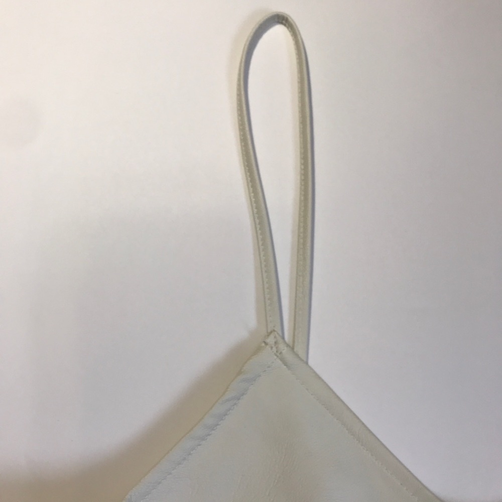 Zara faux leather peplum top - Picture 4 of 8